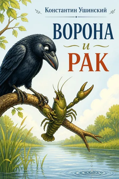Ворона и рак — обложка книги