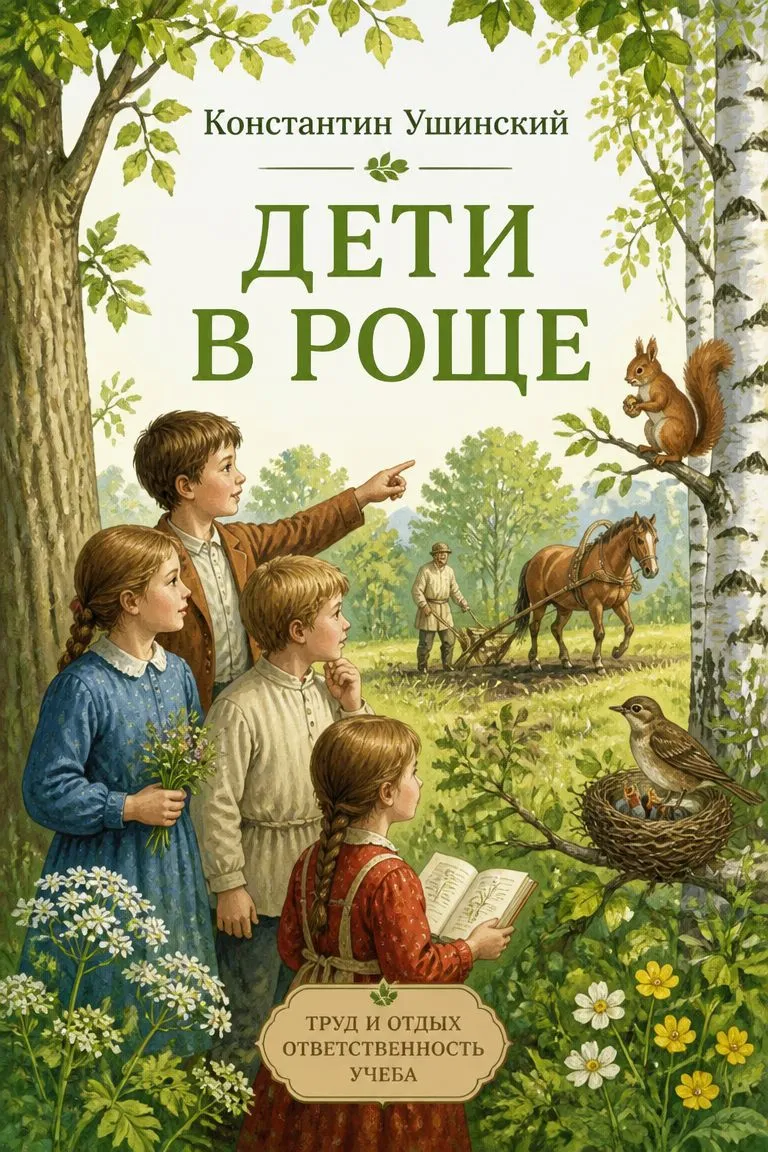 Дети в роще — обложка книги