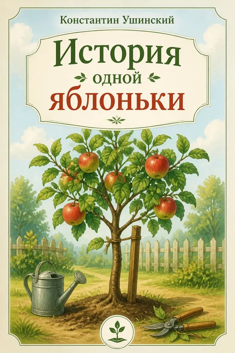 История одной яблоньки — обложка книги