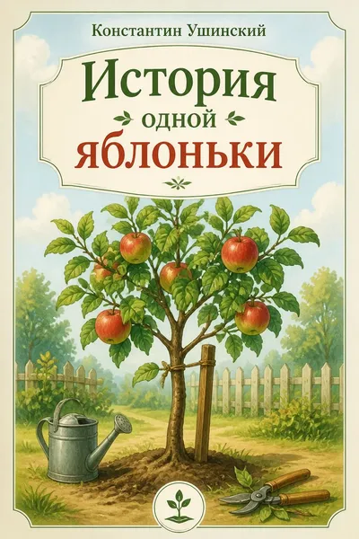 История одной яблоньки — обложка книги