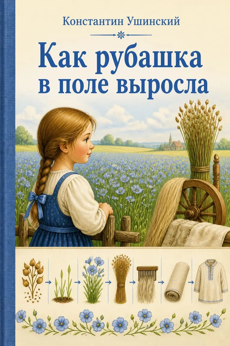 Как рубашка в поле выросла — обложка книги