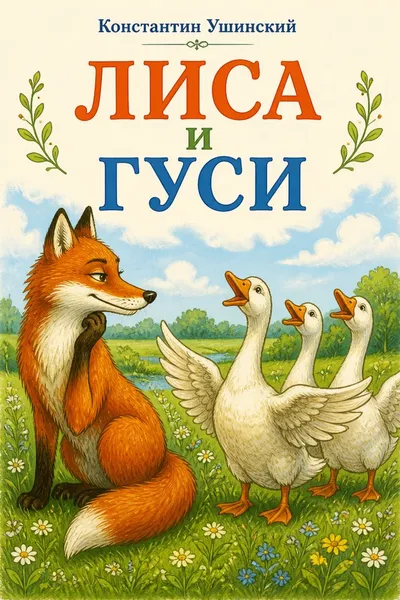 Лиса и гуси — обложка книги