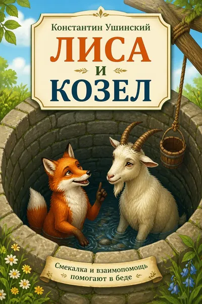 Лиса и козел — обложка книги