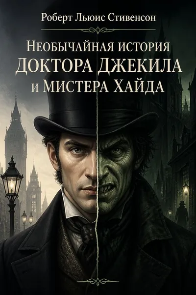 Необычайная история доктора Джекила и мистера Хайда — обложка книги