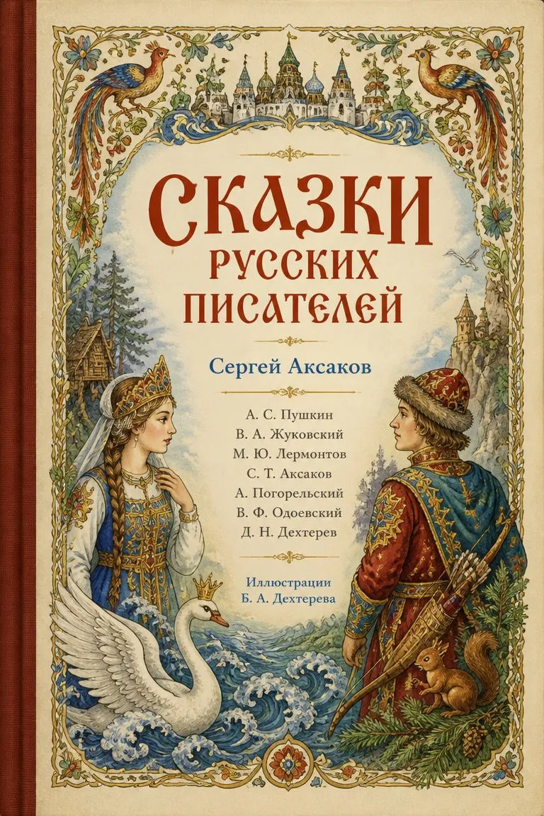 Сказки русских писателей — обложка книги