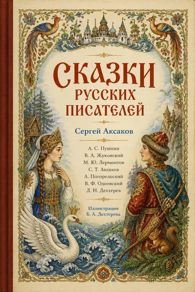 Сказки русских писателей — обложка книги