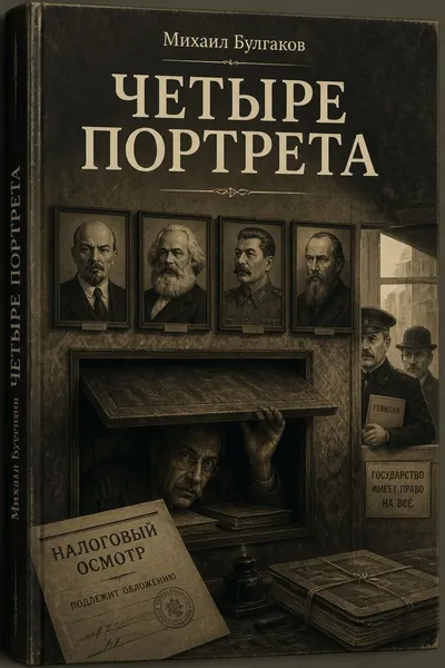 Четыре портрета — обложка книги