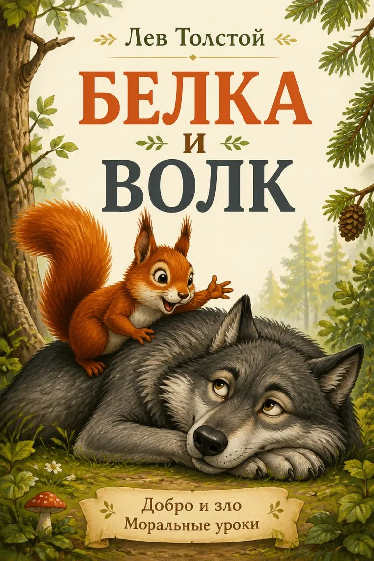 Белка и волк — обложка книги