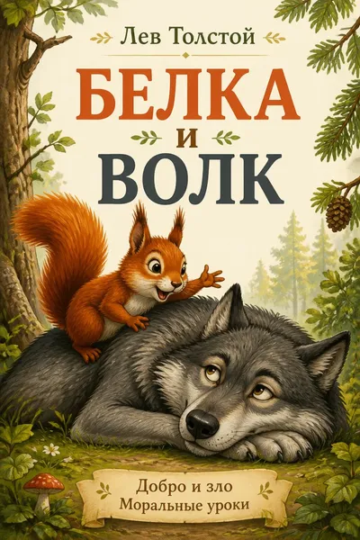 Белка и волк — обложка книги