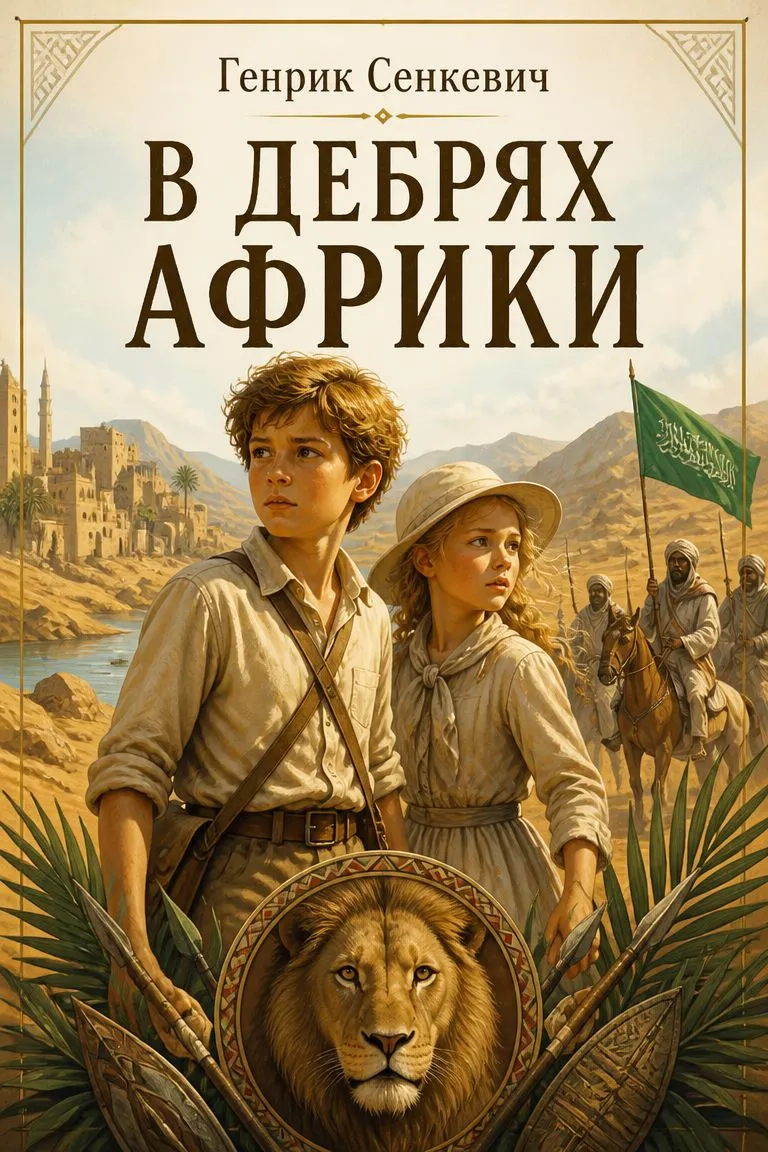 В дебрях Африки — обложка книги