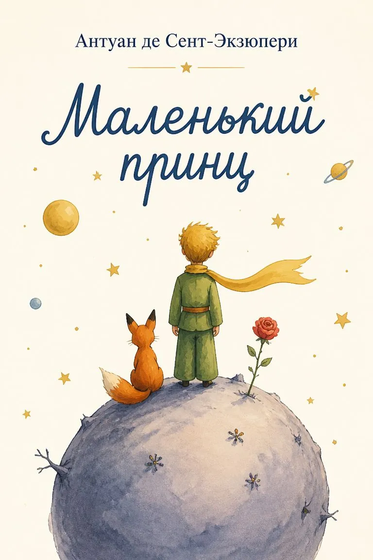Маленький принц — обложка книги