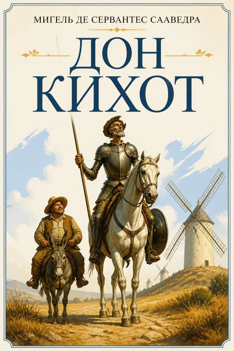 Дон Кихот — обложка книги