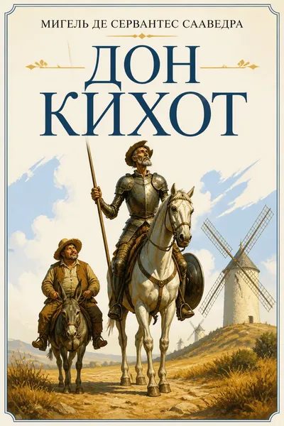 Дон Кихот — обложка книги