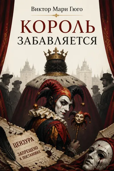 Король забавляется — обложка книги