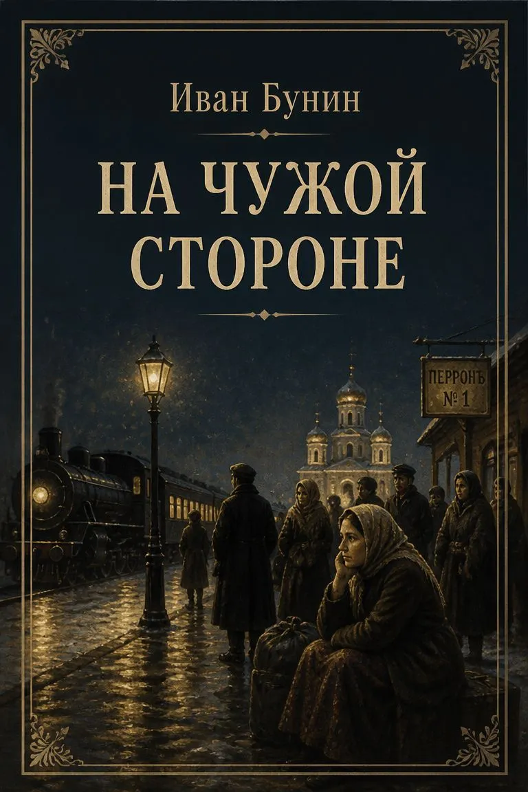 На чужой стороне — обложка книги