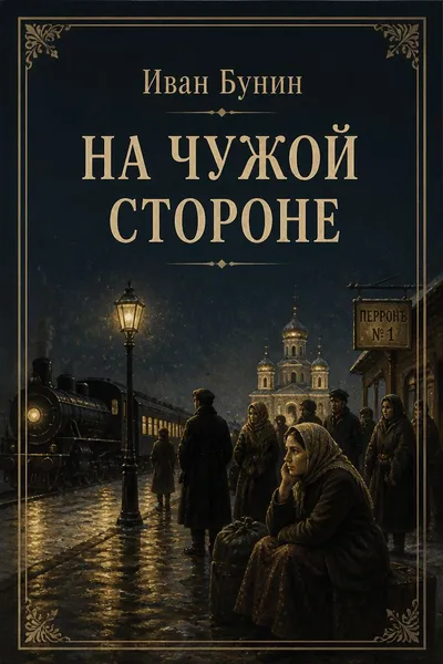 На чужой стороне — обложка книги