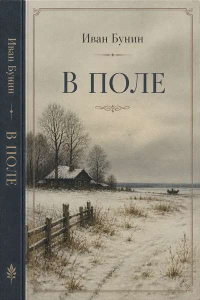 В поле — обложка книги