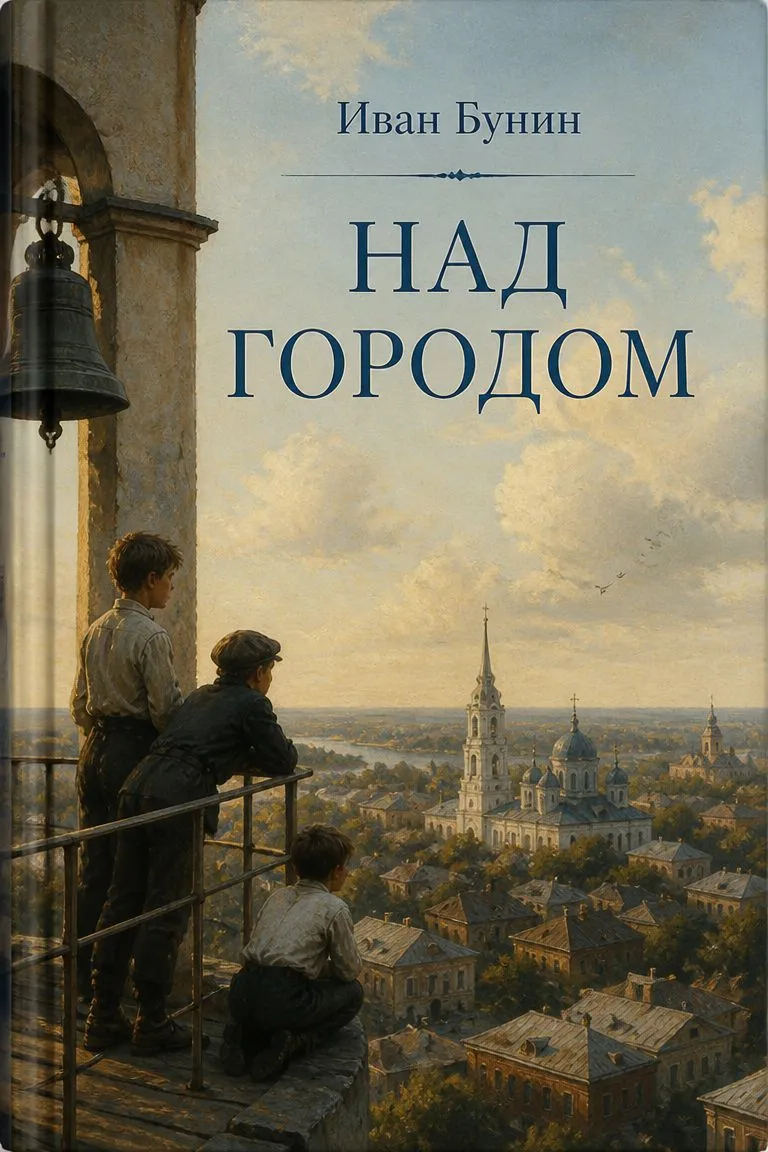 Над городом — обложка книги