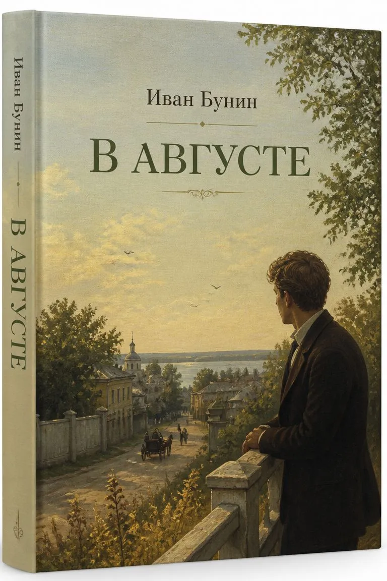 В августе — обложка книги