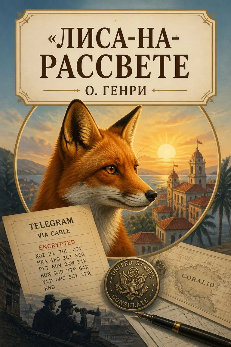 «Лиса-на-рассвете» — обложка книги