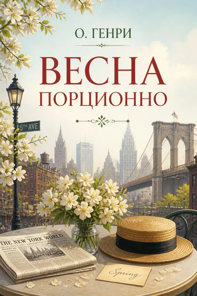 Весна порционно — обложка книги