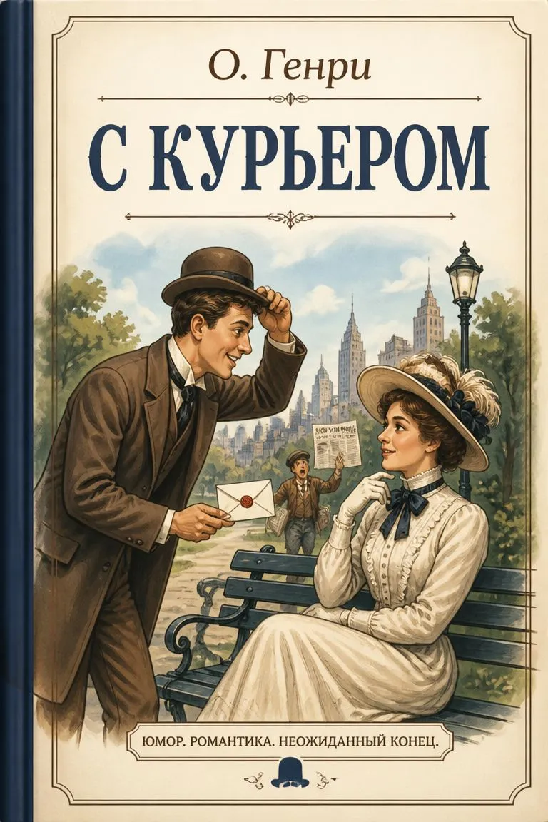 С курьером — обложка книги