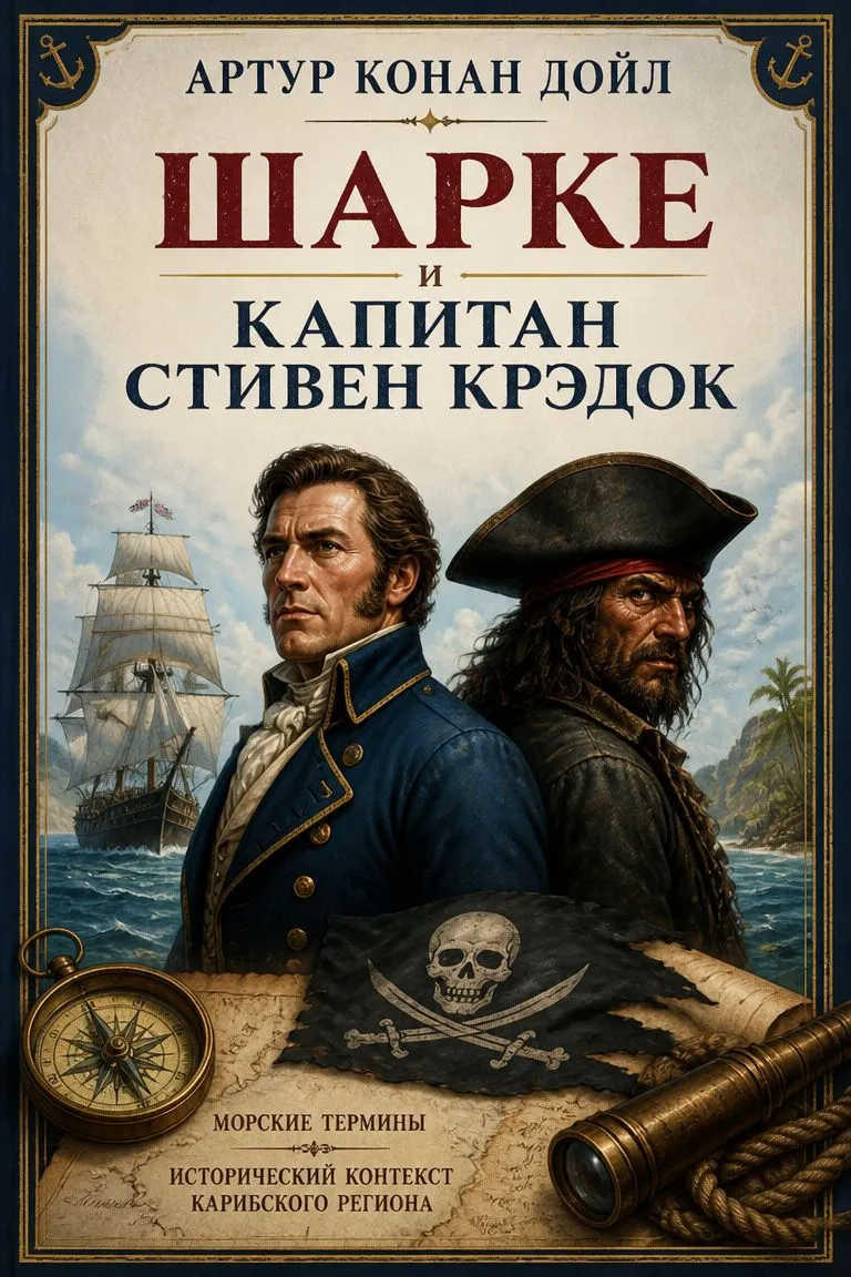 Шарке и капитан Стивен Крэдок — обложка книги