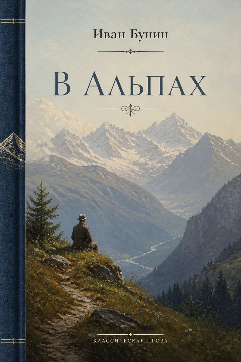 В Альпах — обложка книги
