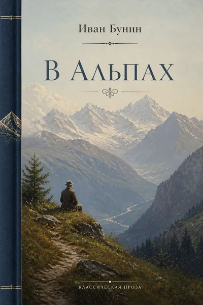 В Альпах — обложка книги