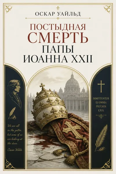 Постыдная смерть папы Иоанна XXII — обложка книги