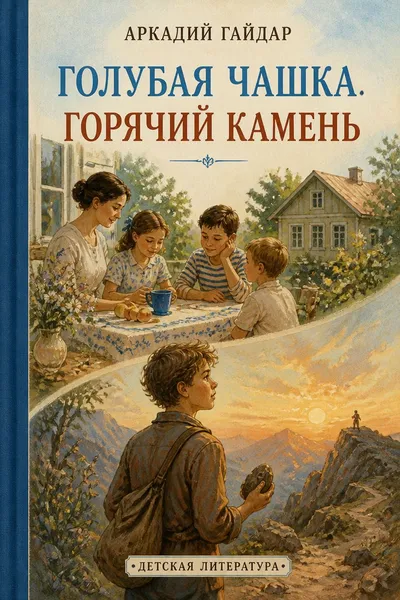 Голубая чашка. Горячий камень — обложка книги
