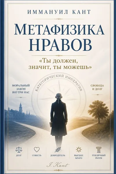Метафизика нравов. «Ты должен, значит, ты можешь» — обложка книги