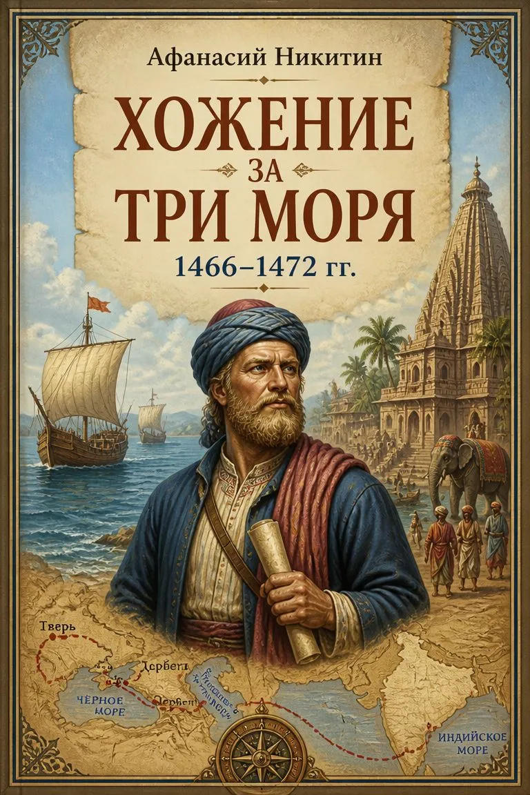 Хожение за три моря Афанасия Никитина 1466-1472 гг. — обложка книги