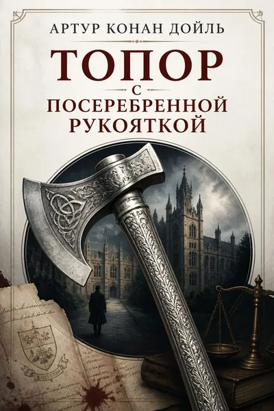 Топор с посеребренной рукояткой — обложка книги
