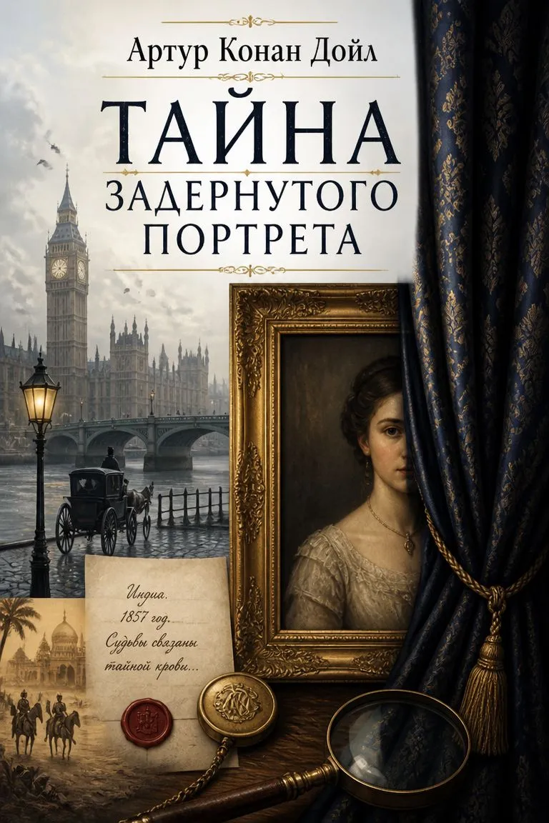 Тайна задернутого портрета — обложка книги