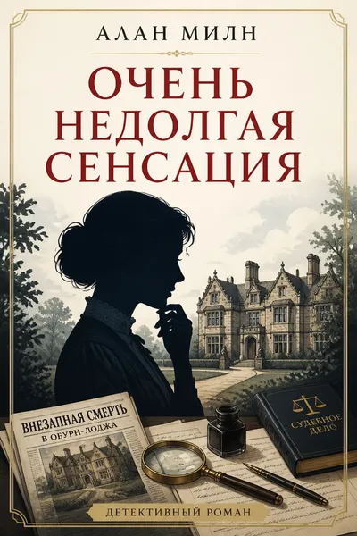 Очень недолгая сенсация — обложка книги