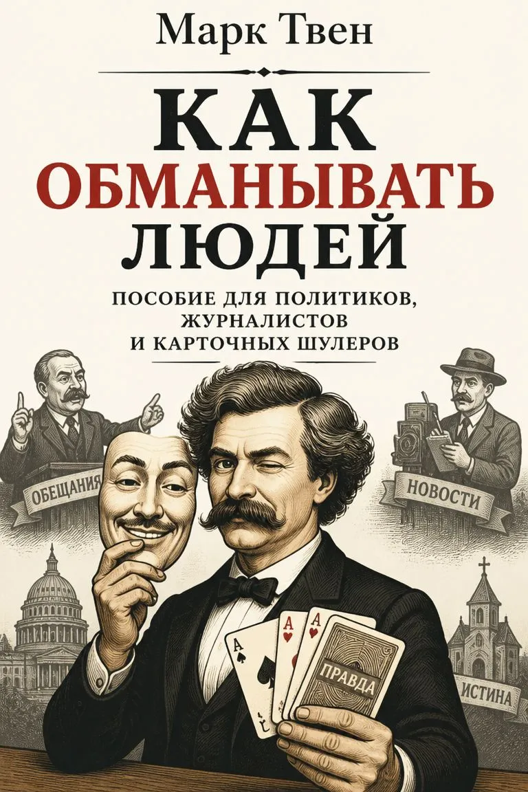 Как обманывать людей. Пособие для политиков, журналистов и карточных шулеров — обложка книги