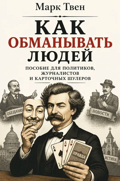 Как обманывать людей. Пособие для политиков, журналистов и карточных шулеров — обложка книги
