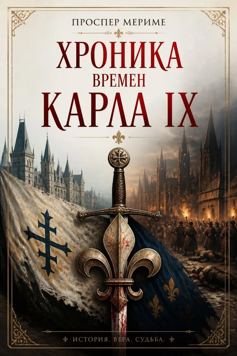 Хроника времен Карла IX — обложка книги