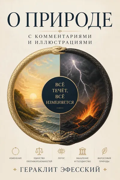 О природе. С комментариями и иллюстрациями — обложка книги