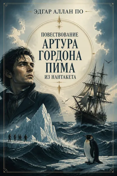 Повествование Артура Гордона Пима из Нантакета — обложка книги