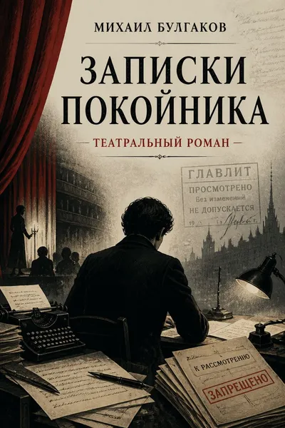 Записки покойника. Театральный роман — обложка книги