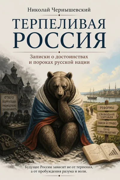 Терпеливая Россия. Записки о достоинствах и пороках русской нации — обложка книги