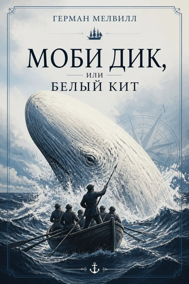 Моби Дик, или Белый Кит — обложка книги