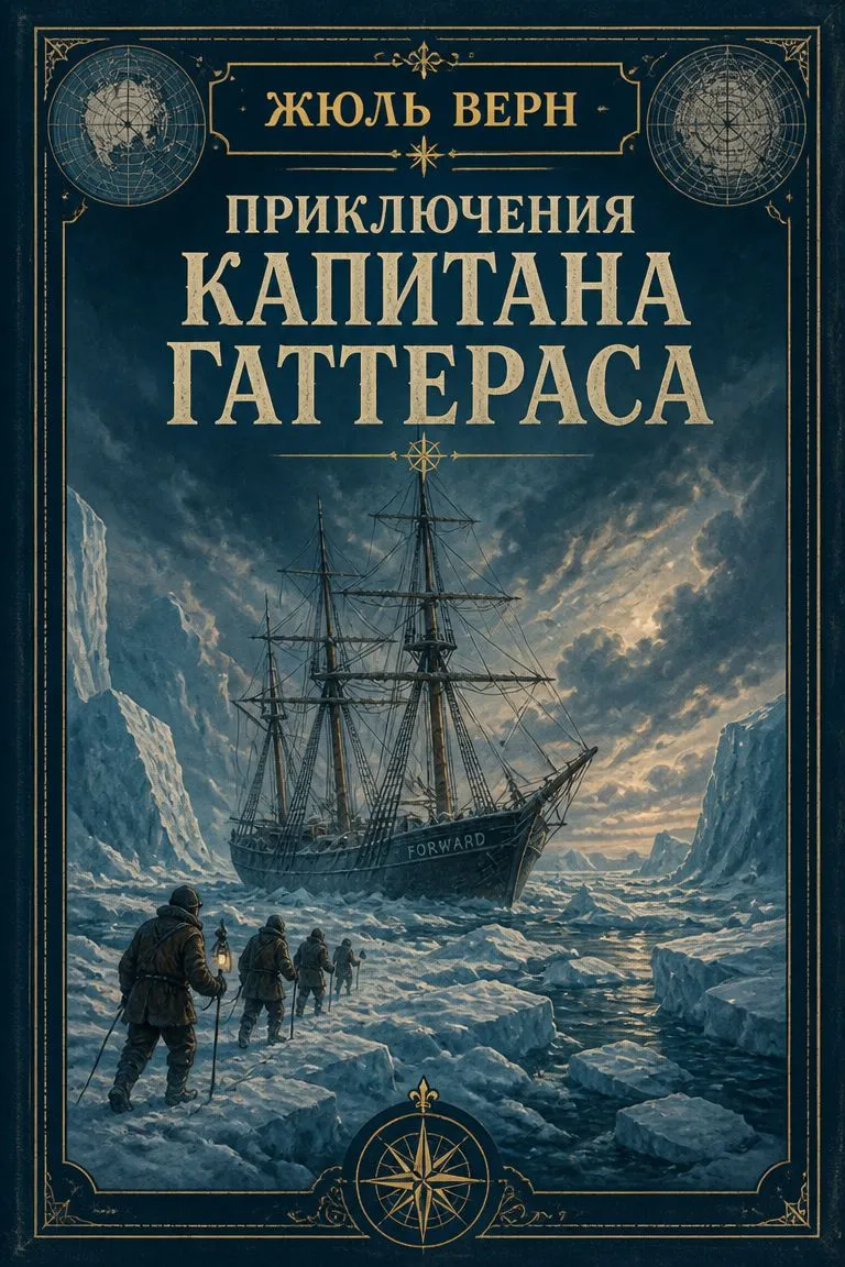 Приключения капитана Гаттераса — обложка книги