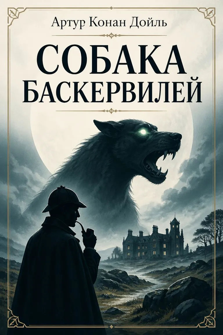 Собака Баскервилей — обложка книги