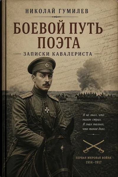 Боевой путь поэта. Записки кавалериста — обложка книги