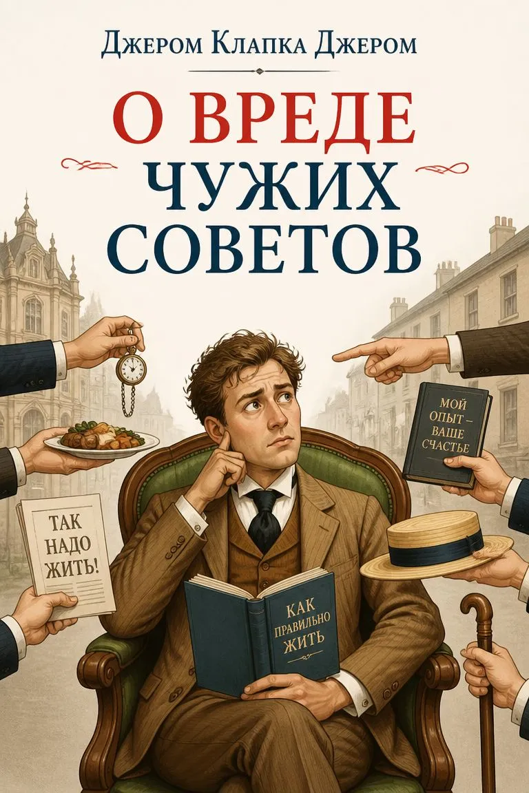 О вреде чужих советов — обложка книги