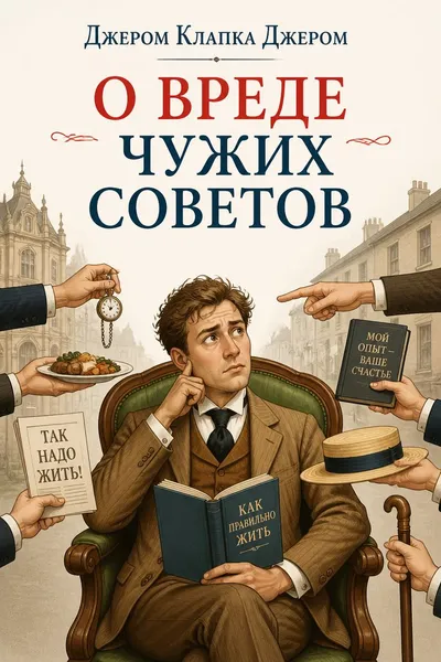 О вреде чужих советов — обложка книги