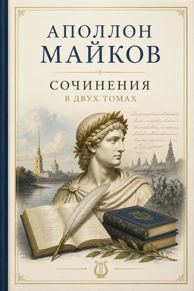 Сочинения в двух томах — обложка книги
